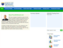 Tablet Screenshot of forexondemand.com